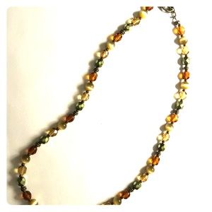 ⚜️Vintage Faceted Bead Necklace Crystals ⚜️